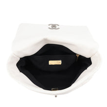 将图像加载到图库查看器中，CHANEL CHANEL 19 Dixneuf Matelasse Shoulder Bag WhiteAS1161-B07327-10601 Lambskin Size Large
