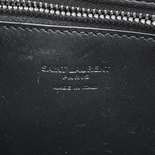 将图像加载到图库查看器中，SAINT LAURENT PARIS Panier Basket Bag Black579518 Raffia Leather Size Small
