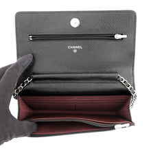 Load image into Gallery viewer, CHANEL Matelasse Classic Chain Wallet BlackAP0250 Caviar Leather
