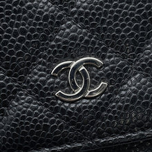 Load image into Gallery viewer, CHANEL Matelasse Classic Chain Wallet BlackAP0250 Caviar Leather
