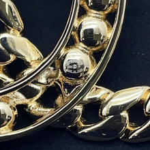 Load image into Gallery viewer, CHANEL CC Logo Brooch Champagne GoldABD111 Metal Rhinestone
