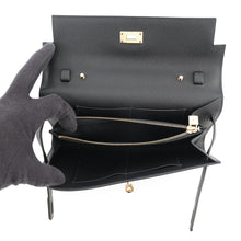 Load image into Gallery viewer, HERMES Kelly wallet long to go Black Epsom
