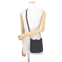 将图像加载到图库查看器中，HERMES Evelyne Sellier Black Epsom Size TPM
