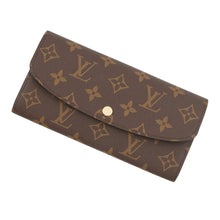 将图像加载到图库查看器中，LOUIS VUITTON Portefeuille Emilie Brown/FuchsiaM60697 Monogram
