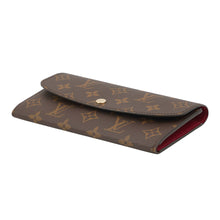 将图像加载到图库查看器中，LOUIS VUITTON Portefeuille Emilie Brown/FuchsiaM60697 Monogram
