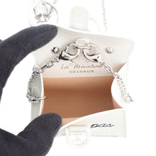 Load image into Gallery viewer, Delvaux Brillon Rumour Bag Charm WhiteAE0429AAM010DCM Box Calf Leather Size Mini
