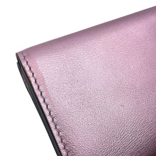 Load image into Gallery viewer, FENDI FF Diamond Tri-fold Wallet MetalicPink8M0480 Leather
