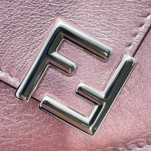 Load image into Gallery viewer, FENDI FF Diamond Tri-fold Wallet MetalicPink8M0480 Leather
