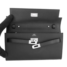 Load image into Gallery viewer, HERMES Kelly wallet long to go Black Epsom
