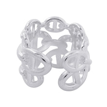 将图像加载到图库查看器中，HERMES Chaine d'Ancre Anchene Ring Size GM/54/#14 SV925
