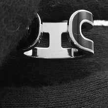 Load image into Gallery viewer, HERMES Pop Ash Ear Cuff Black Metal Lacquer

