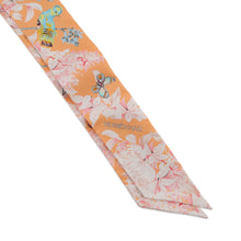 将图像加载到图库查看器中，HERMES Twilly EQUATEUR Directly below the equator Apricot/Crème/Propcolor Silk100%
