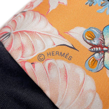 将图像加载到图库查看器中，HERMES Twilly EQUATEUR Directly below the equator Apricot/Crème/Propcolor Silk100%
