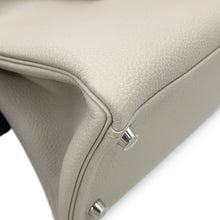 将图像加载到图库查看器中，HERMES Kelly Retourne Pearl Grey Togo Leather Size 28
