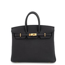 将图像加载到图库查看器中，HERMES Birkin Black Togo Leather Size 25
