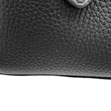 将图像加载到图库查看器中，GUCCI Bamboo Boston Large Bag BlackA006OD Leather Size Large

