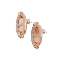 Load image into Gallery viewer, HERMES Mini Mayon Earrings Marong rasse Metal Enamel
