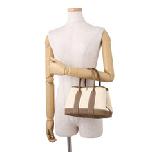 Load image into Gallery viewer, HERMES Neo Garden Vanilla/Etoupe Toile Officier Negonda Leather Size 23
