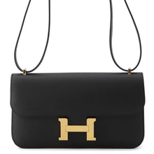Load image into Gallery viewer, HERMES Constance Elan Miroir Black Epsom
