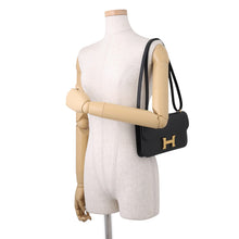 Load image into Gallery viewer, HERMES Constance Elan Miroir Black Epsom
