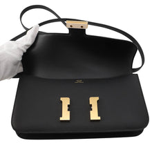 Load image into Gallery viewer, HERMES Constance Elan Miroir Black Epsom
