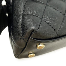 Load image into Gallery viewer, CHANEL Top handle flap Bag BlackA92990-B05061-94305 Caviar Leather Size 24
