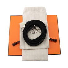 Load image into Gallery viewer, HERMES Evelyne Long Amazon Black Taurillon Clemence Size TPM
