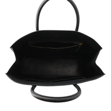 Load image into Gallery viewer, HERMES White Bass Black Togo Leather Size GM
