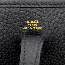 Load image into Gallery viewer, HERMES Evelyne Shorts Amazon Black Taurillon Clemence Size TPM
