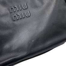 Load image into Gallery viewer, MIUMIU Bo Bag Black5BB117_2CRW_F0002_V_MON Leather Size Large
