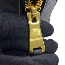 Load image into Gallery viewer, MIUMIU Bo Bag Black5BB117_2CRW_F0002_V_MON Leather Size Large
