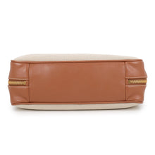Load image into Gallery viewer, MIUMIU Bo Bag Beige/Brandy5BB163_ACRN_F062F_V_OOO Canvas Leather Size Large
