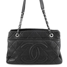 Load image into Gallery viewer, CHANEL CC Logo Matelasse ChainTote Bag BlackA67294 Caviar Leather
