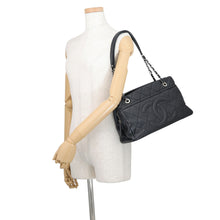 Load image into Gallery viewer, CHANEL CC Logo Matelasse ChainTote Bag BlackA67294 Caviar Leather

