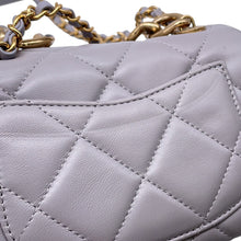 Load image into Gallery viewer, CHANEL Matelasse Mediedart Shoulder Bag GrayAS3367 Lambskin

