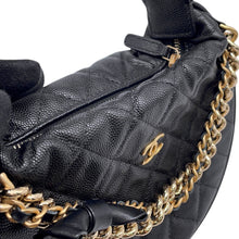 Load image into Gallery viewer, CHANEL Mini Matelasse Handbag BlackAP3943 Caviar Leather
