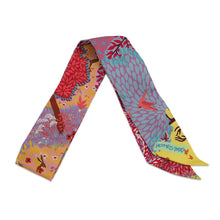 Load image into Gallery viewer, HERMES Twilly in an English garden Multicolor Silk100%
