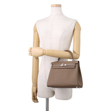 Load image into Gallery viewer, HERMES Kelly Retourne Etoupe Togo Leather Size 25
