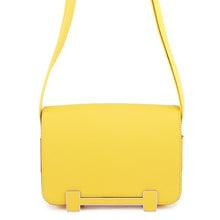 将图像加载到图库查看器中，HERMES Geta Jaune de Naples Chevre Myzore Goatskin

