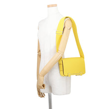 将图像加载到图库查看器中，HERMES Geta Jaune de Naples Chevre Myzore Goatskin
