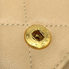 Load image into Gallery viewer, CHANEL Matelasse W flap Chain Shoulder Bag BeigeA01113 Lambskin Size 23
