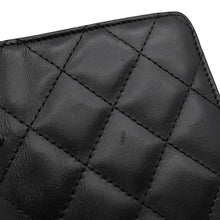 Load image into Gallery viewer, CHANEL Cambon Line Long Wallet Black/PinkA26717 Leather/Enamel
