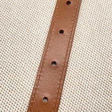 Load image into Gallery viewer, SAINT LAURENT PARIS Solferino Shoulder Bag Beige/Brown634306 Leather Canvas Size Small
