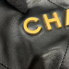 Load image into Gallery viewer, CHANEL CHANEL 22 Small Handbag BlackAS3260-B19059-94305 Shiny Calf Leather Size Small
