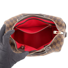 将图像加载到图库查看器中，LOUIS VUITTON Speedy Bandouliere RedN40590 Damier Ebene Canvas Size 30
