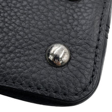 将图像加载到图库查看器中，LOUIS VUITTON Capucines Noir/Blue/PinkM56072 Taurillon Leather Plexiglas Size Mini

