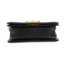 Load image into Gallery viewer, CHANEL Boy Chanel ChainShoulder Bag BlackA67085 Lambskin Size 20
