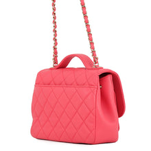 Load image into Gallery viewer, CHANEL Matelasse Business Affinity 2-Way Shoulder Bag PinkA93607 Caviar Leather Size Medium
