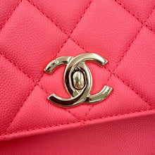 Load image into Gallery viewer, CHANEL Matelasse Business Affinity 2-Way Shoulder Bag PinkA93607 Caviar Leather Size Medium
