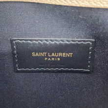 Load image into Gallery viewer, SAINT LAURENT PARIS Uptown Pouch Dark Beige5657391GF0J2721 Grain de Poudre Embossed Leather
